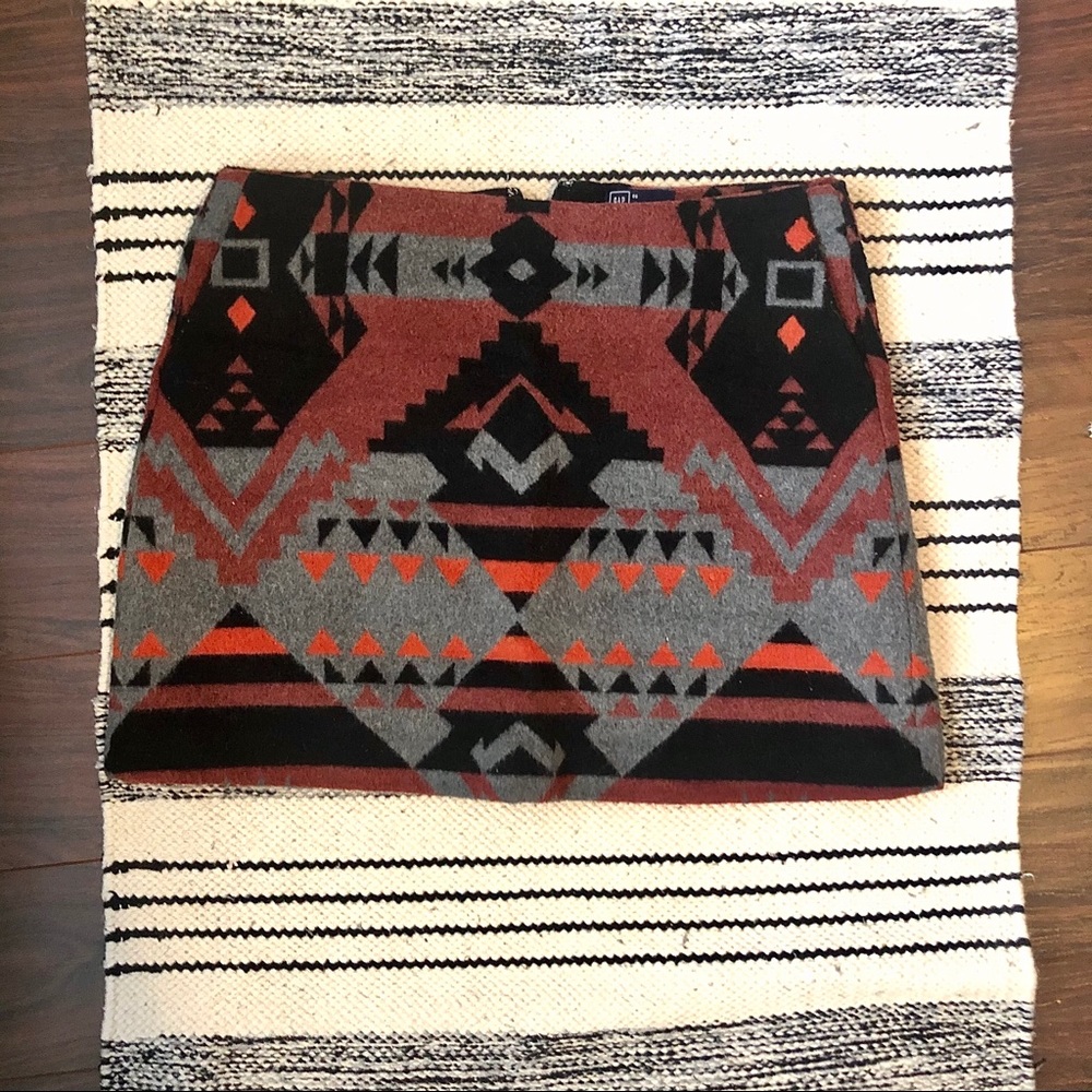 GAP wool blend mini skirt